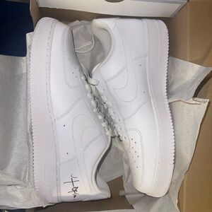 Travis Scott x Nike AF1 all white. Brand new in box size 12m
